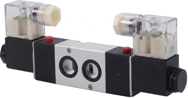 [4M330-10] 4M330-10 AIRMIXS Namur Solenoid Valve – 5/3 Way, Double Solenoid, 3/8" Port Size, Direct Valve Actuator Mount