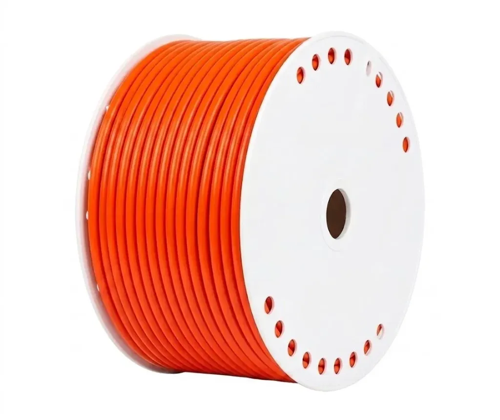 [AIR12MMTUBE-Orange] Polyurethane PU Pneumatic Tubing - 12mm x 8mm, 100m Roll Orange AIRMIXS