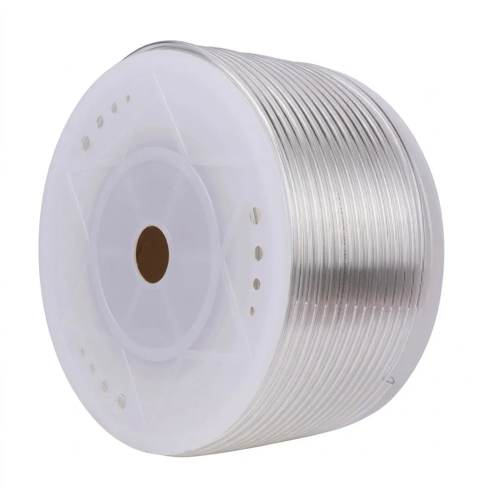 [AIR10MMTUBE-Transparent] Polyurethane PU Pneumatic Tubing - 10mm x 6.5mm, 100m Roll Transparent / Clear AIRMIXS