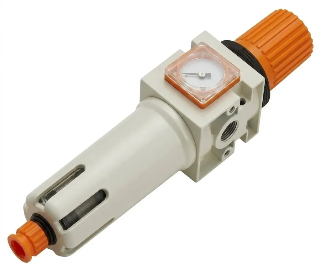 MFR-MINI-30N-1/4 AIRMIXS High-Flow Mini Filter Regulator – G 1/4" Port with Pressure Gauge