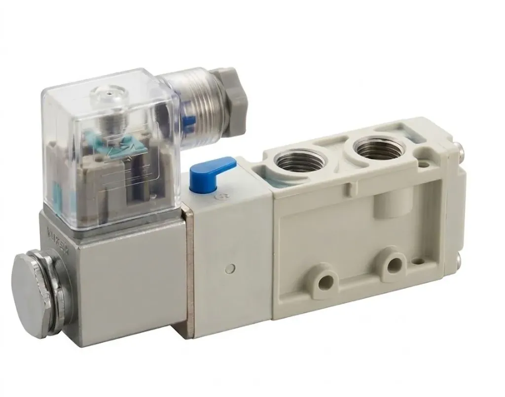 MVSD180-4E1 AIRMIXS Compact Solenoid Valve – 1/8" Port, 5/2-Way Single Solenoid