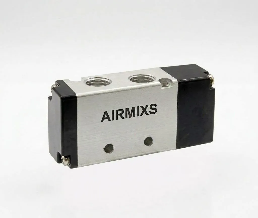 [4A430-15] 4A430-15 AIRMIXS Air Control Valve – 1/2" Port, 5/3-Way Double Air Pilot Actuated 3-Position