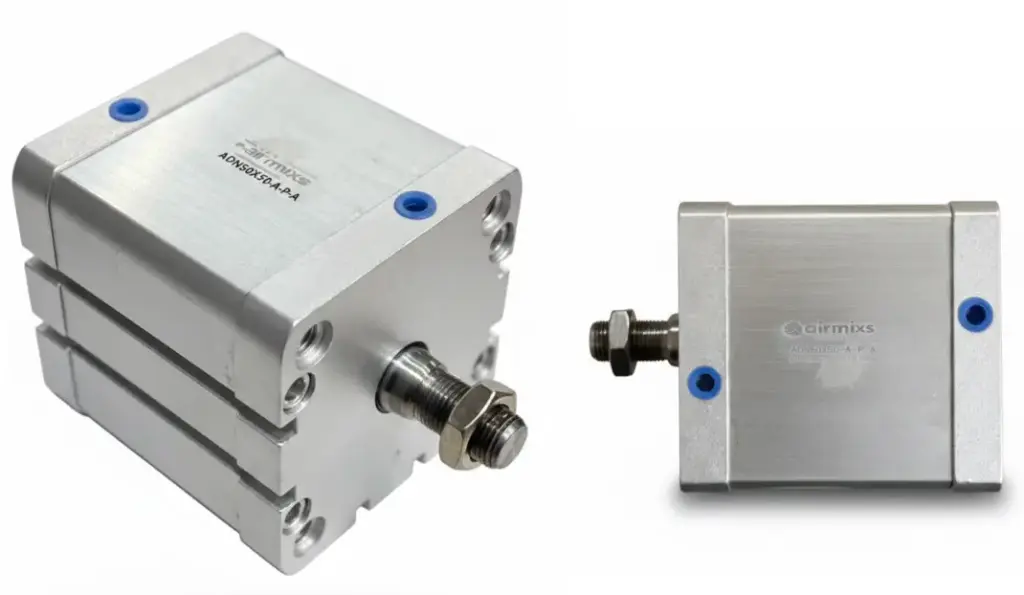 [ADN-80-50-A-P-A] AIRMIXS ADN-80-50-A-P-A Compact Pneumatic Cylinder – 80mm Bore, 50mm Stroke (ISO 21287)
