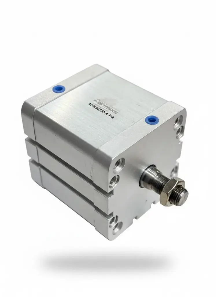 [ADN-80-50-A-P-A] AIRMIXS ADN-80-50-A-P-A Compact Pneumatic Cylinder – 80mm Bore, 50mm Stroke (ISO 21287)