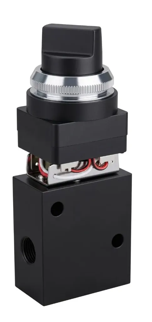 [JM322TB] JM322TB AIRMIXS Series 3/2-Way Mechanical Valve Rotary Knob Actuation