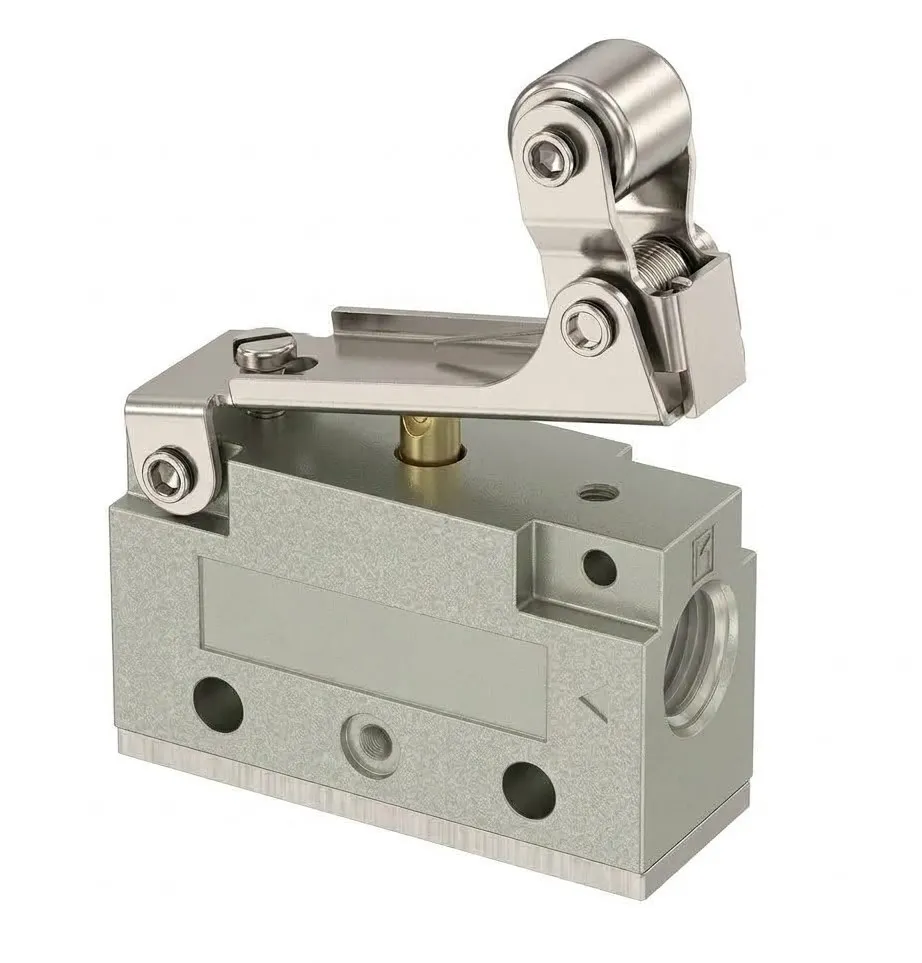 [VM131-01-01] VM131-01-01 AIRMIXS Mechanical Control Valve 3/2-Way Roller Lever Actuator, G1/8 Port