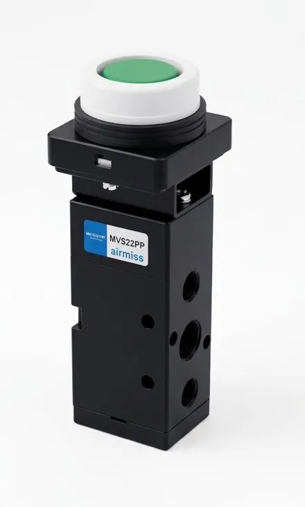 [MV522PP] MV522PP AIRMIXS Mechanical Control Valve 5/2-Way Push-Pull Actuator, G1/4 Port