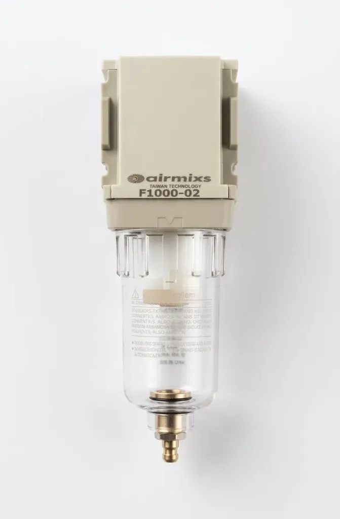 [F1000-02 1/4] F1000-02 1/4" AIRMIXS Pneumatic Compressed Air Filter Lubricator
