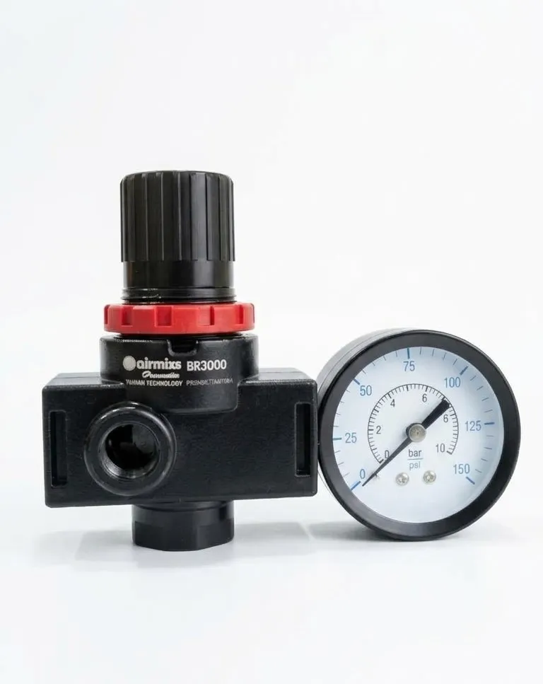 [BR3000] BR3000 AIRMIXS Pneumatics Air Pressure Regulator with Gauge BR3000 3/8"