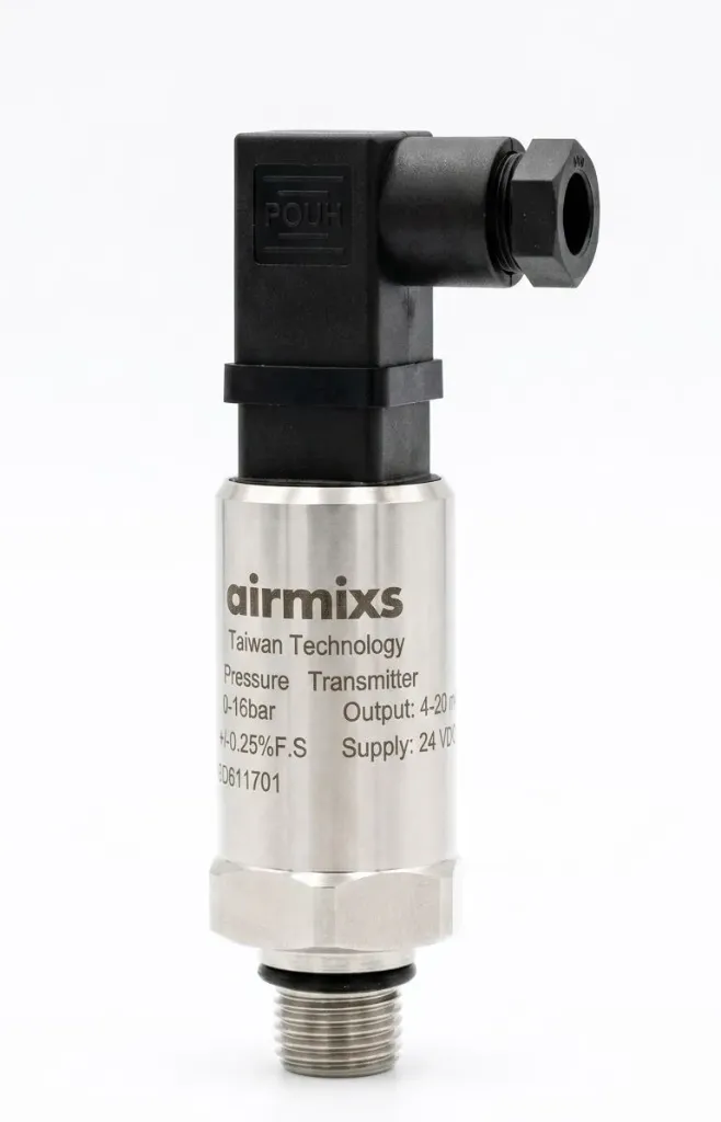[AIR016420 1/4] Pressure Transmitter 0-16 Bar, 4-20mA Output, 1/4" Thread AIRMIXS