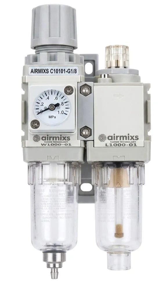 [C10101-G1/8] C10101-G1/8 AIRMIXS Precision Modular F.R.L. Unit Filter Regulator