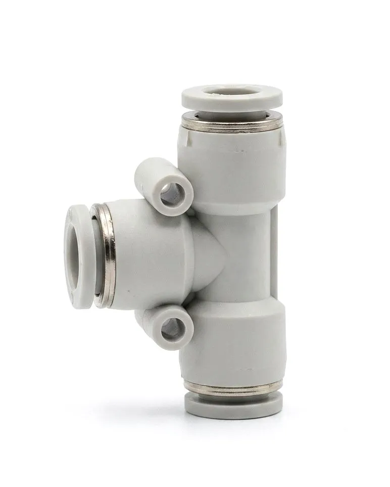 PE06 AIRMIXS Union Tee Push-to-Connect Pneumatic Fitting