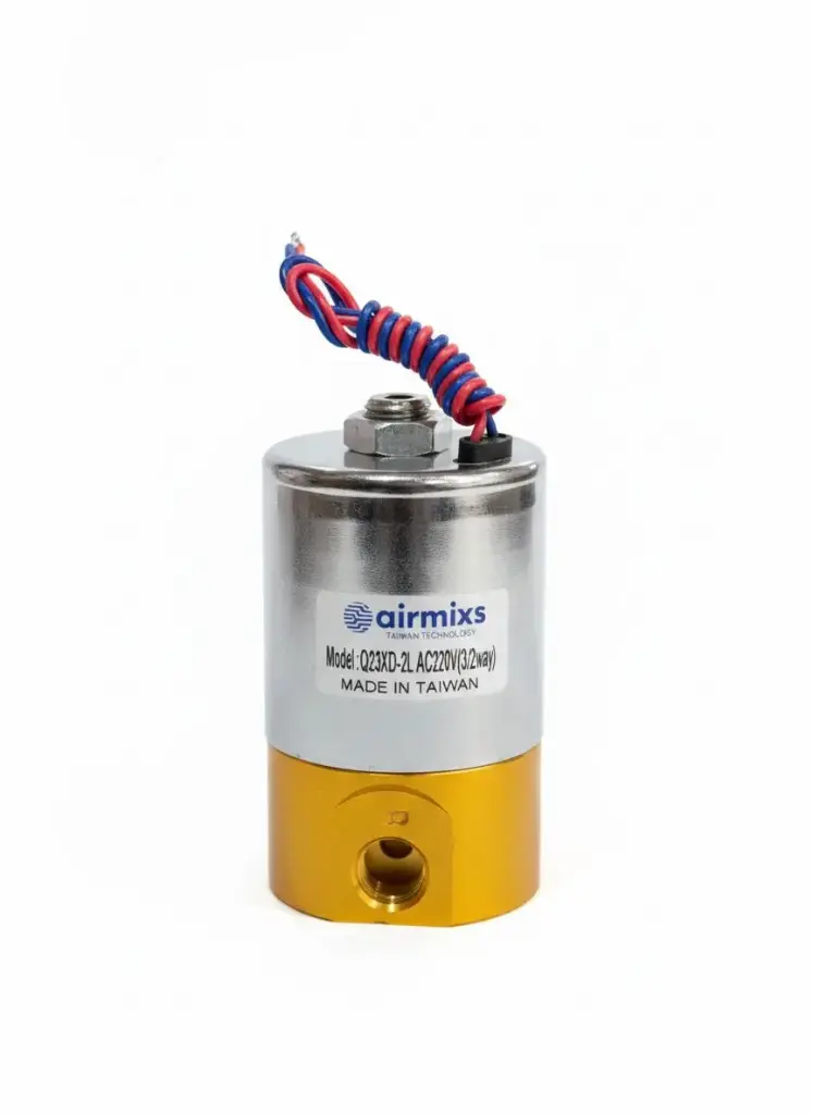 [Q23XD-2L] Q23XD-2L AIRMIXS Solenoid Valve – 3/2-Way Direct-Acting, 220V AC (Vacuum & Pressure Rated)