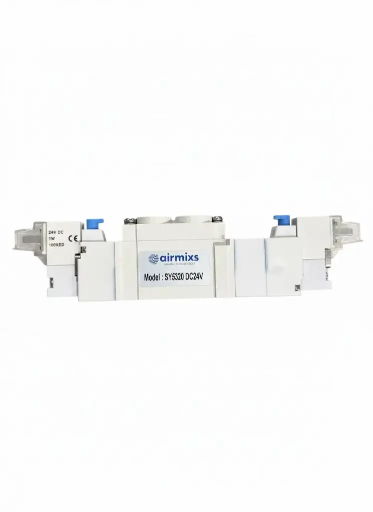 [SY5320] SY5320 DC24V AIRMIXS Solenoid Valve – 1/4" Port, 5/3-Way Pressure Center (Base Mounted)