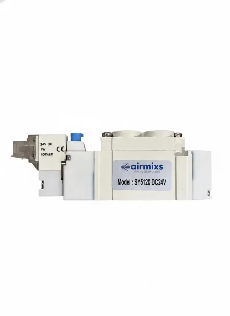 [SY5120] SY5120 DC24V AIRMIXS Solenoid Valve – 1/8" or 1/4" Port, 5/2-Way Single Solenoid (Body Ported)