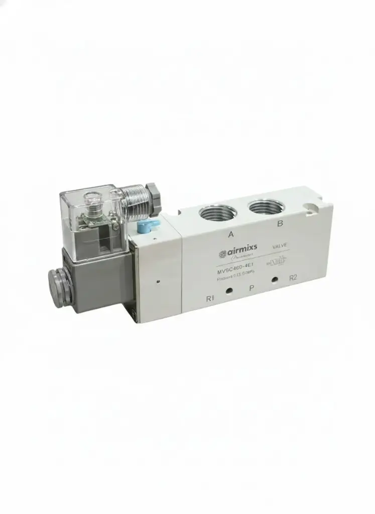 [MVSC-460-4E1] MVSC-460-4E1 High-Flow Solenoid Valve – 1/2" Port, 5/2-Way Single Solenoid Airmixs