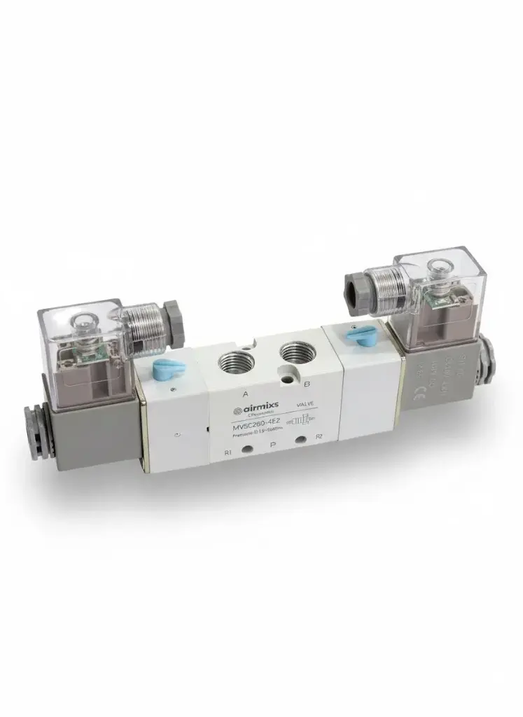 MVSC-260-4E2 AIRMIXS Pneumatic Double Solenoid Valve 1/4"