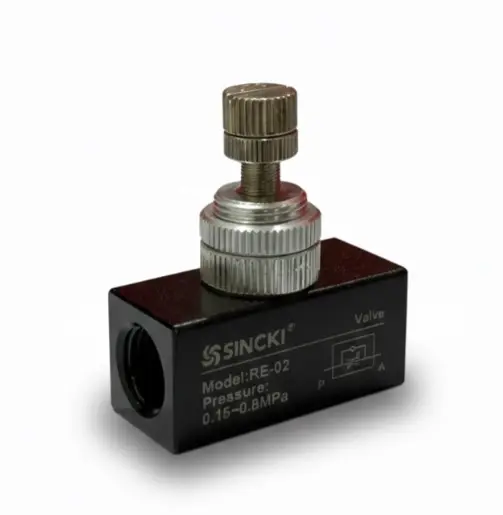 [RE-02] RE-02 AIRMIXS Pneumatic Flow Control Valve 1/4"