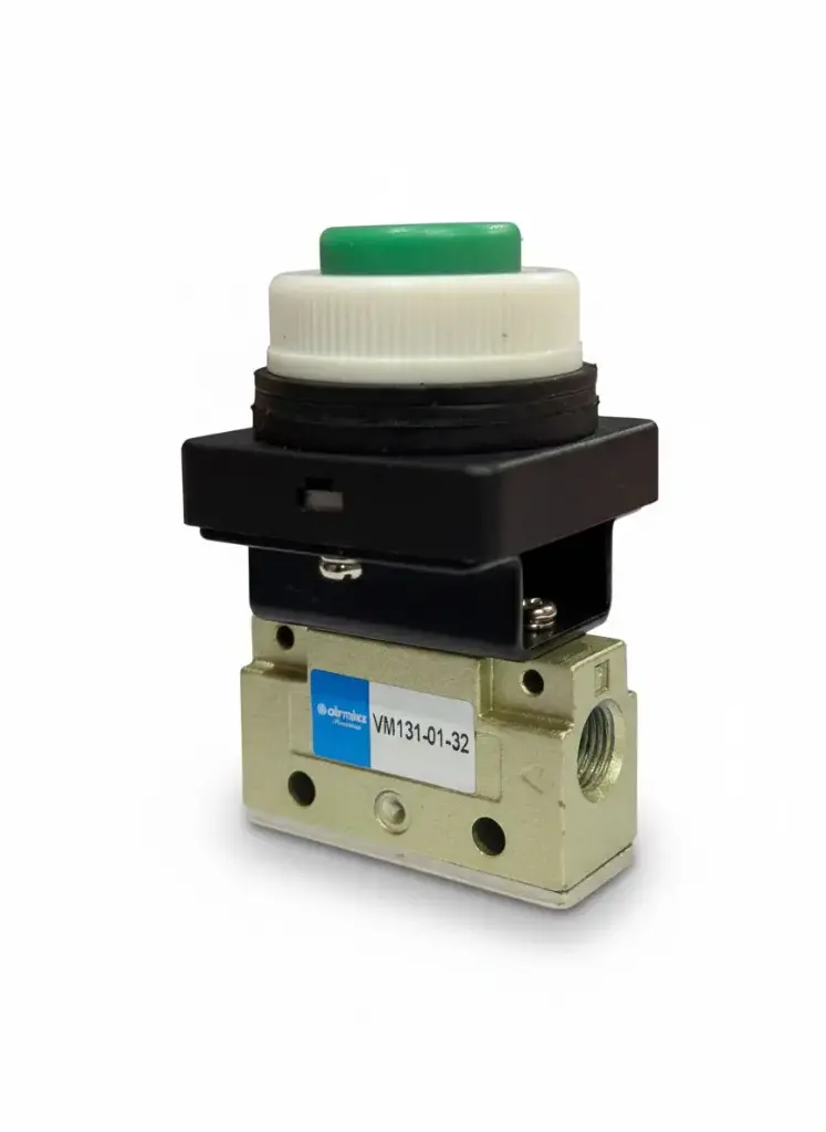 VM131-01-32 AIRMIXS Extended Push Button Valve 1/8"