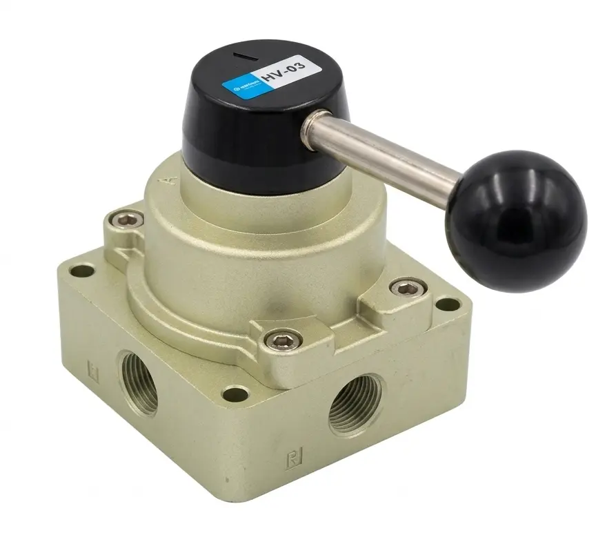 AIRMIXS HV-03 Hand Lever Rotary Directional Valve