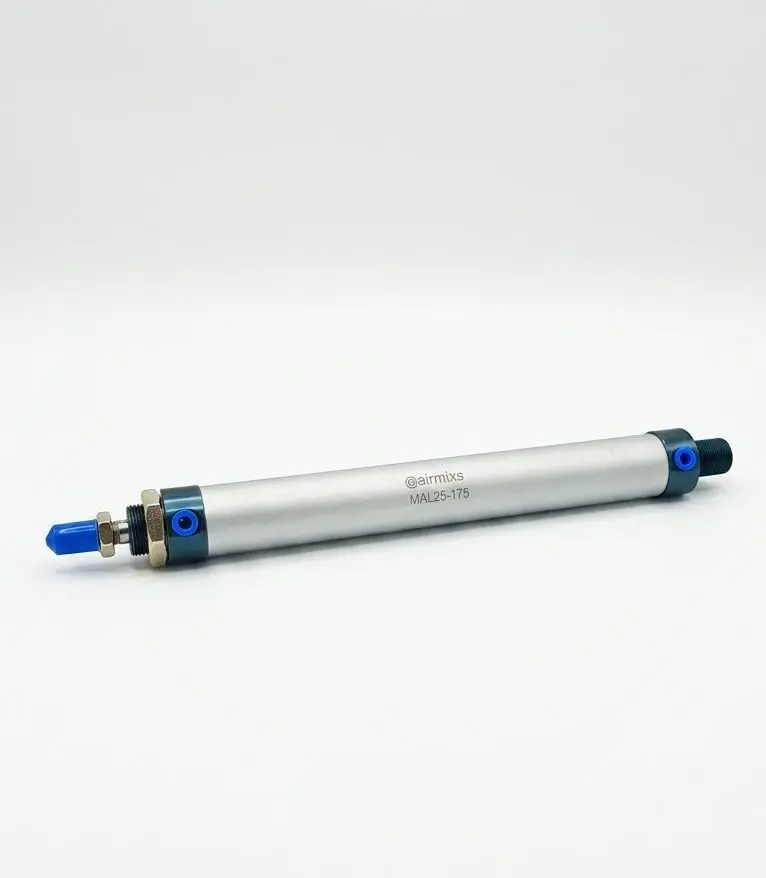 AIRMIXS MAL25-175 Aluminum Alloy Mini Round Cylinder