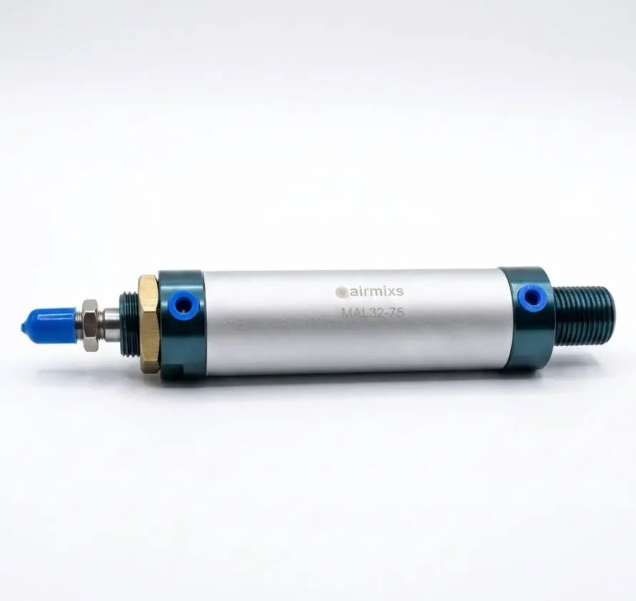 AIRMIXS MAL32-75 Aluminum Alloy Mini Round Cylinder