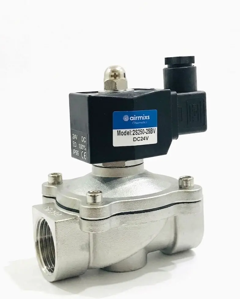 [2S250-25BV] AIRMIXS 2S250-25BV 1" Stainless Steel Solenoid Valve