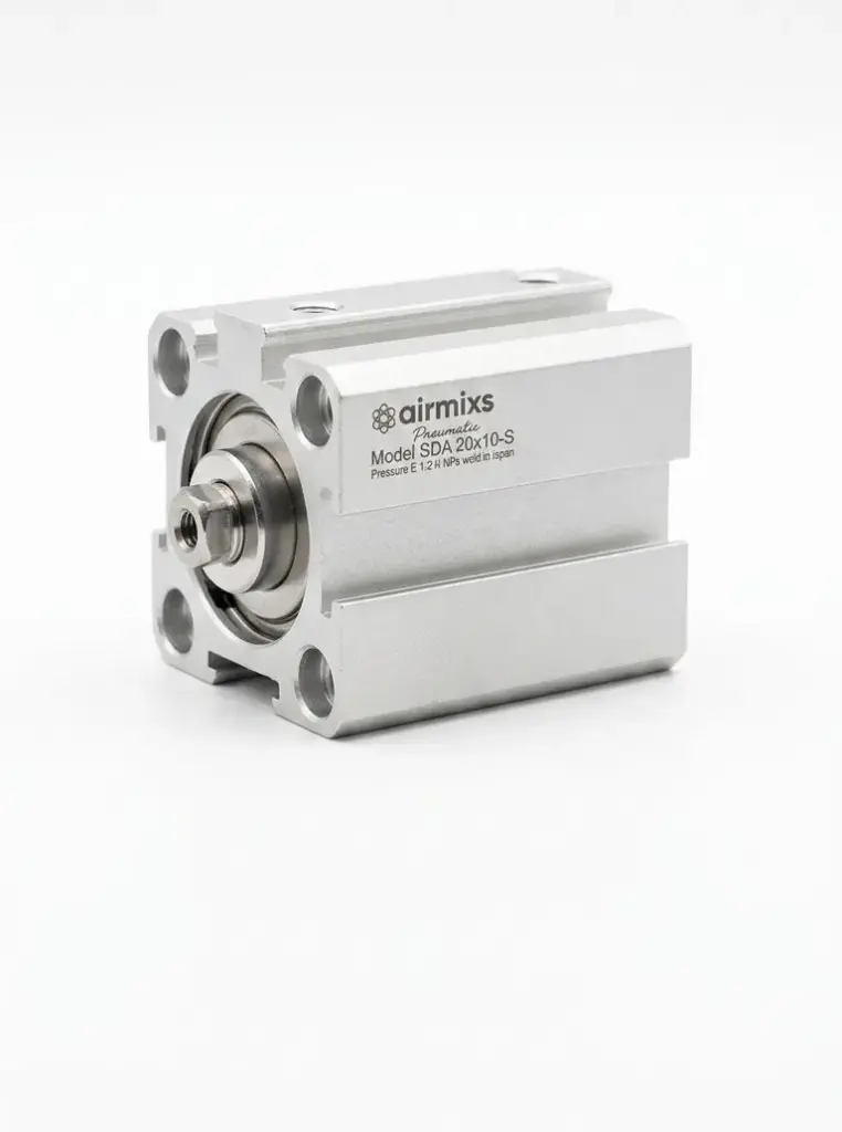 AIRMIXS SDA 20-10-S Compact Double-Acting Pneumatic Cylinder