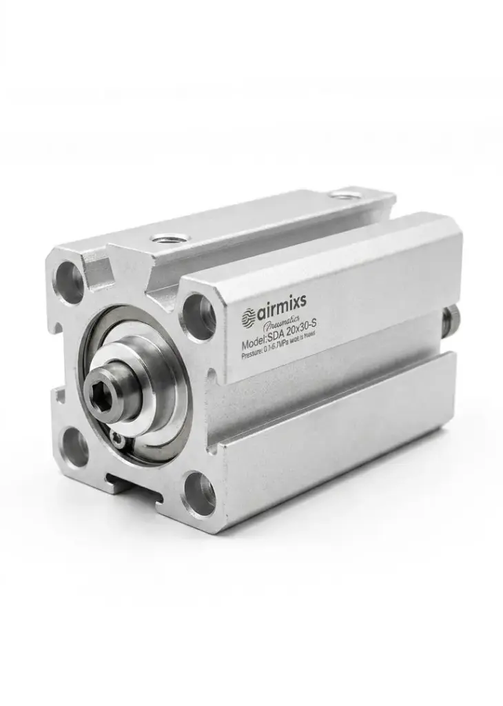 AIRMIXS SDA 20-30-S Compact Double-Acting Pneumatic Cylinder