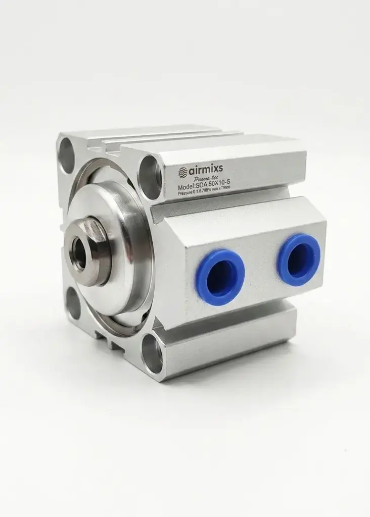 AIRMIXS SDA 50-10-S Compact Double-Acting Pneumatic Cylinder