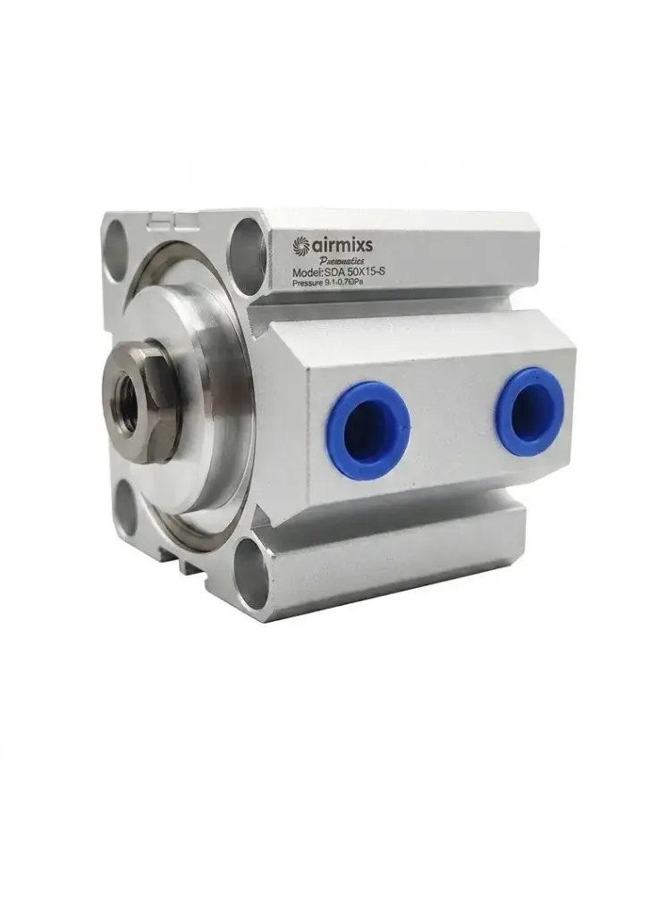 AIRMIXS SDA 50x15-S Compact Double-Acting Pneumatic Cylinder