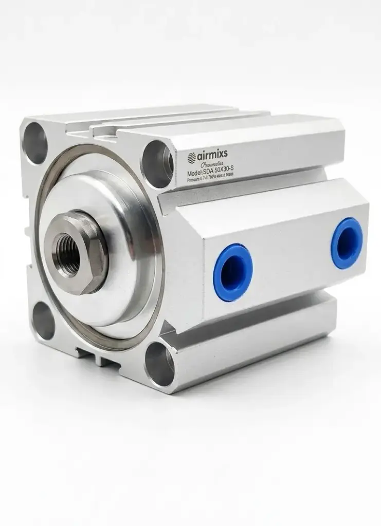 AIRMIXS SDA 50x30-S Compact Double-Acting Pneumatic Cylinder