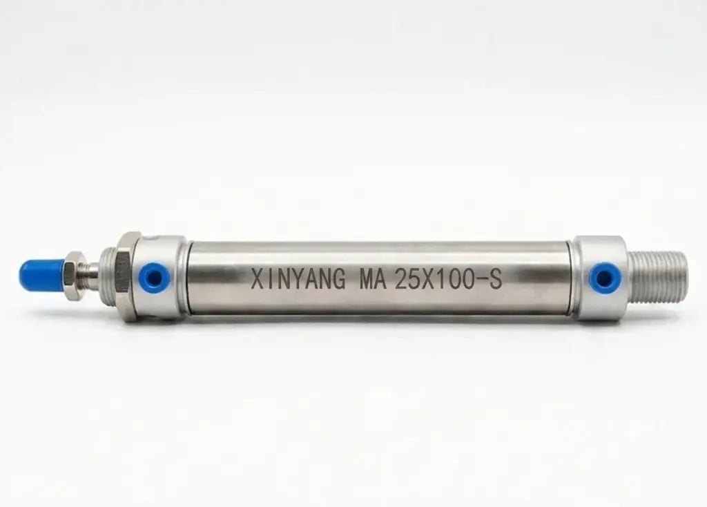 AIRMIXS MA25X100-S Stainless Steel Mini Air Cylinder