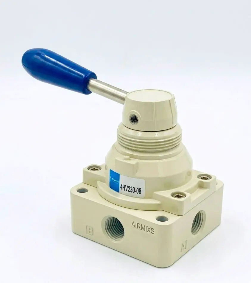 AIRMIXS 4HV230-08 Hand Lever Rotary Control Valve (4/3 Way - G1/4")
