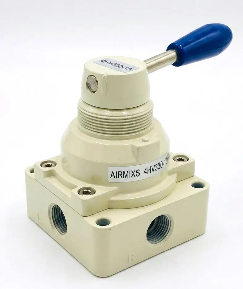 AIRMIXS 4HV330-10 Hand Lever Rotary Control Valve (4/3 Way)