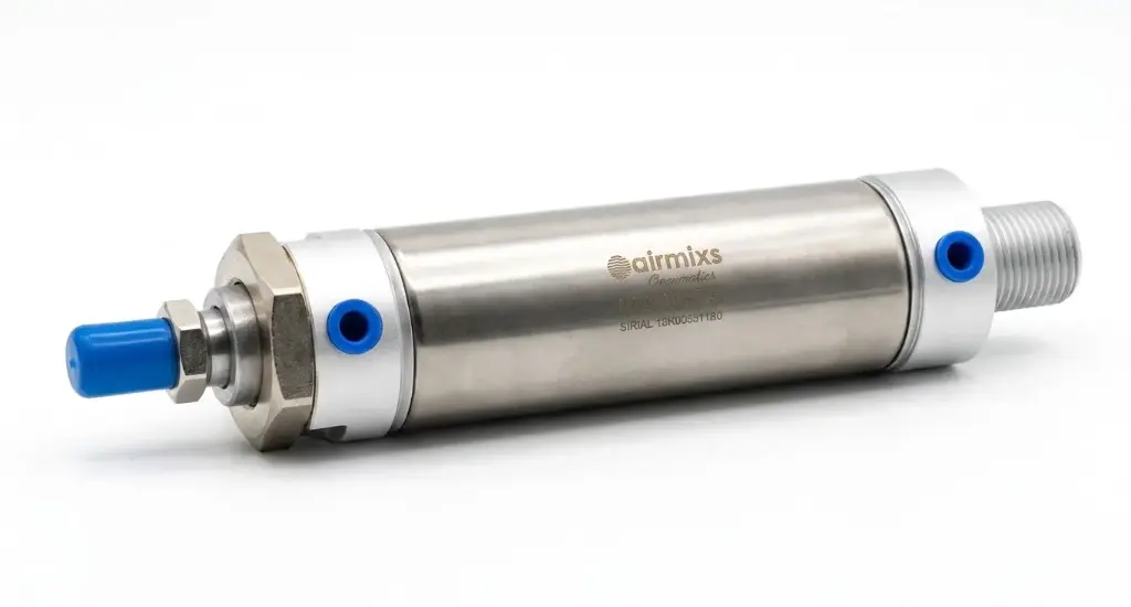 AIRMIXS MA40-75 Stainless Steel Mini Round Cylinder