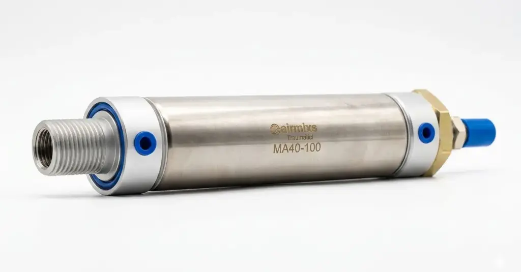 [MA40-100] AIRMIXS MA40-100 Stainless Steel Mini Round Cylinder