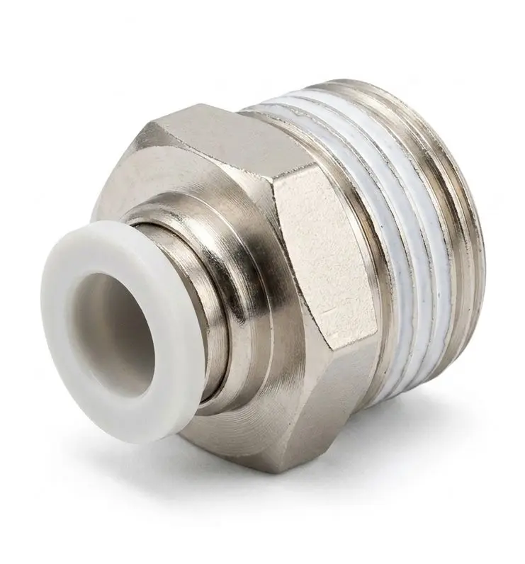 AIRMIXS PC08-04 Straight Male Connector