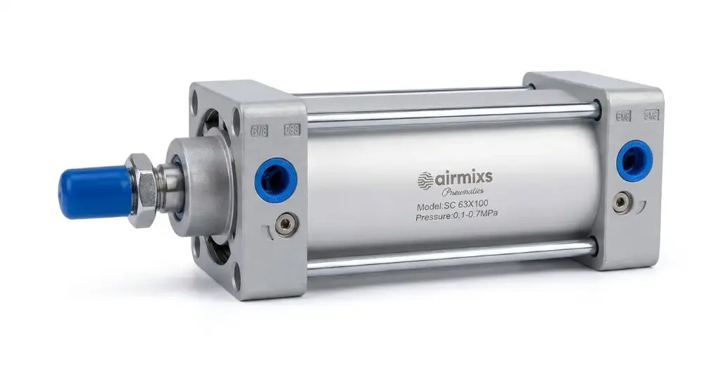 AIRMIXS Standard Tie-Rod Pneumatic Cylinder: SC63-100